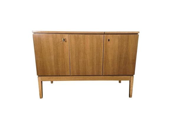 Meuble audio vintage en bois : buffet/meuble de rangement