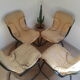 Set de 4 chaises vintage Cidue Italie années 70