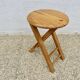 Tabouret pliant dans le style de Roger Tallon ou Adrian Reed, vers 1970
