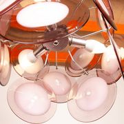 "Space Age" chandelier in Murano glass by Gino Vistosi 1970.