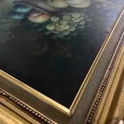 Tableau HST "Still Life with Fruits" Signed (?) 20th century + frame