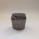 Brown glazed stoneware pot — Antique pottery