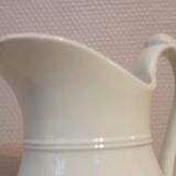 Antique pitcher pitcher in white porcelain