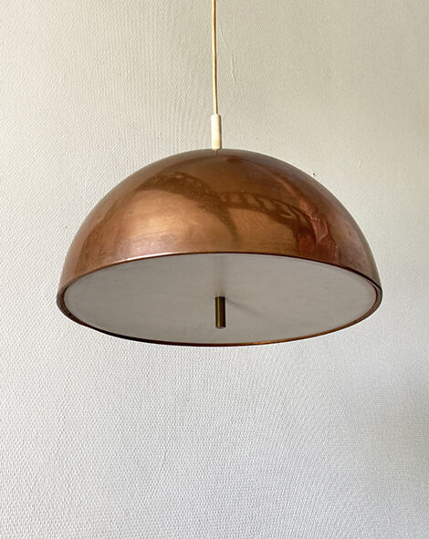 Vintage ceiling lamp 1960 copper