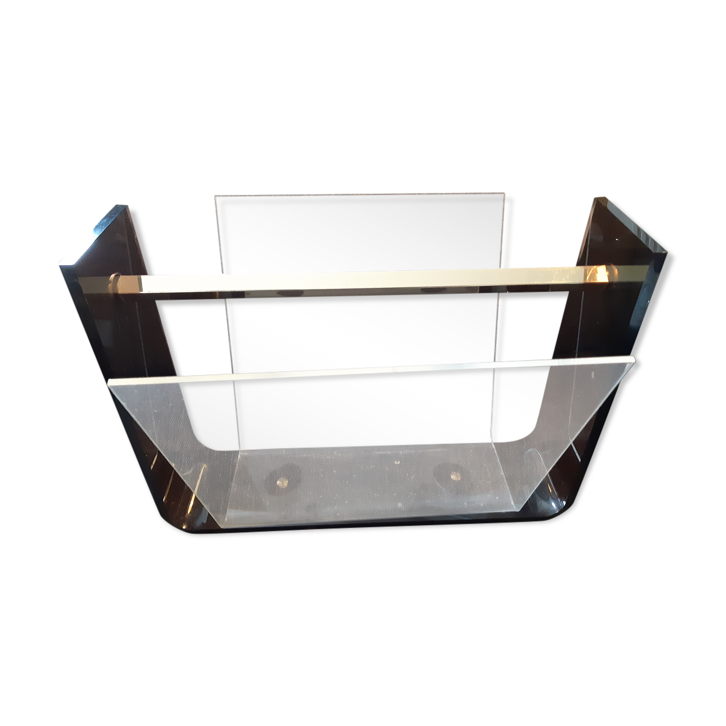 plexiglass magazine rack