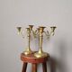 Pair of vintage bohemian country candlestick holders