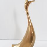 Vintage brass duck