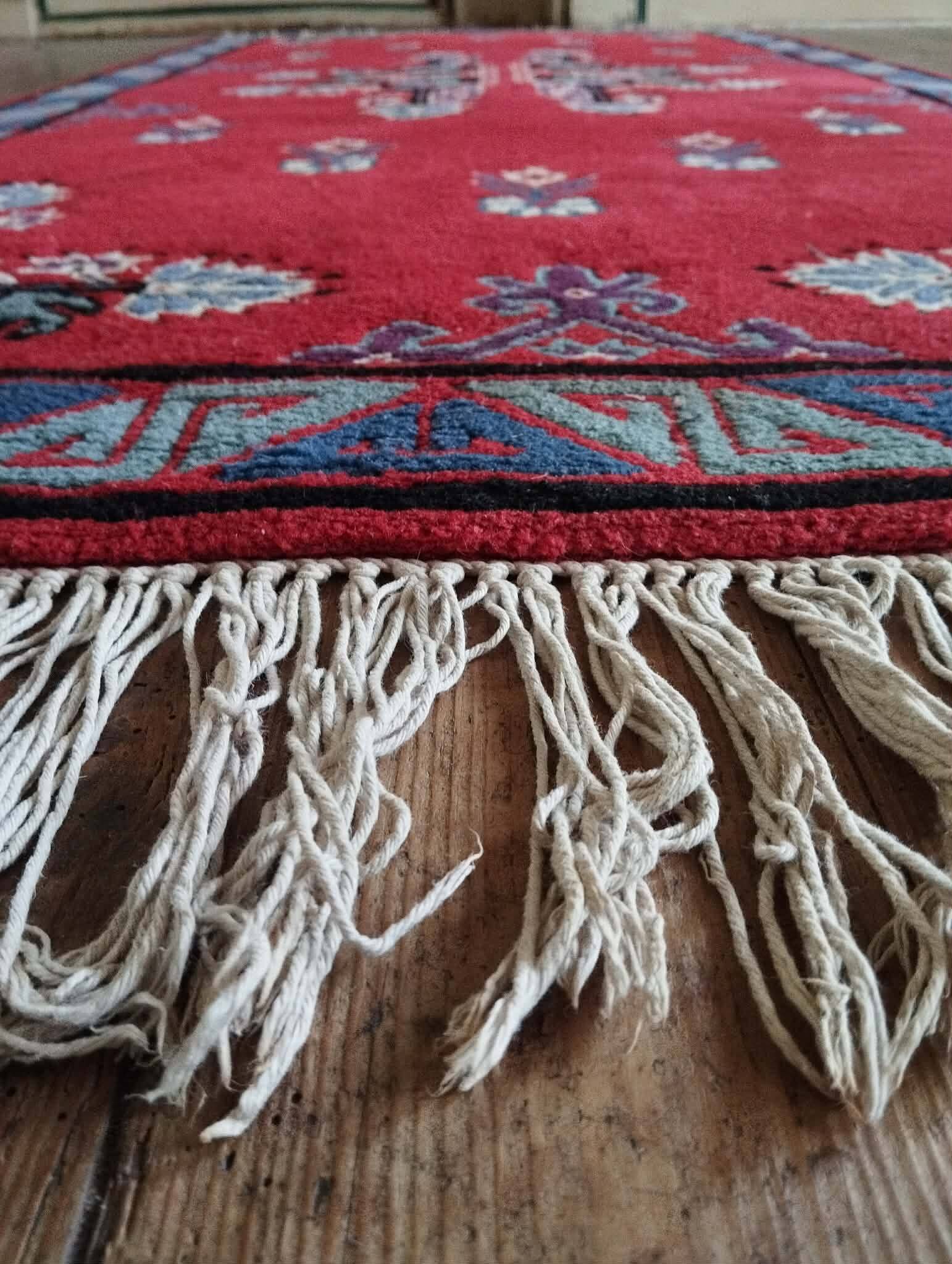 Handmade Kairouan Berber rug 208x101cm