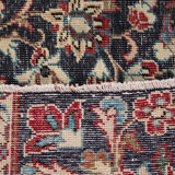 3x12 Persian Navy Blue Runner Rug, 80x378Cm