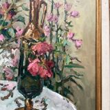 Oil painting on canvas, signed, dimensions: height - 70 cm - width - 60 cm