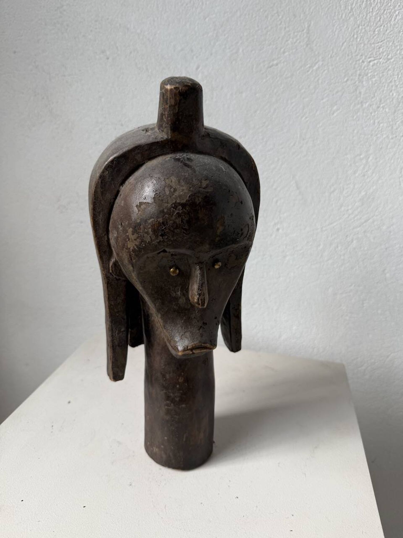 Tête de reliquaire africaine Fang