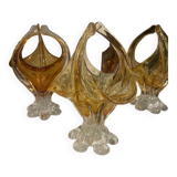 Lot 2 Coupes verre murano vintage