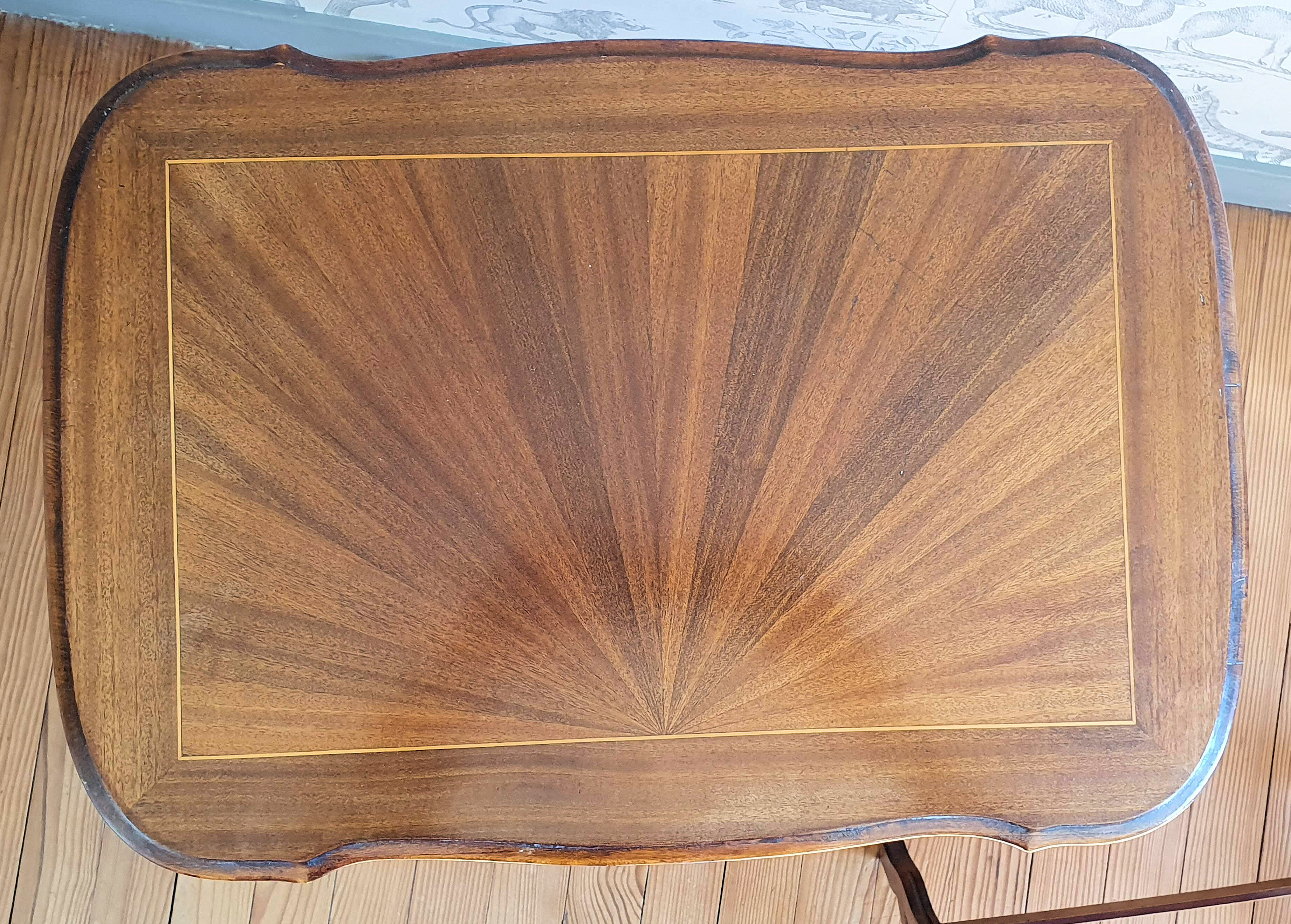 Suite of four nesting tables early twentieth century