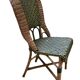 4 vintage rattan and bamboo chairs