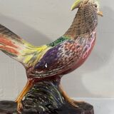 Art Deco ceramic pheasant by Lucien Alliot