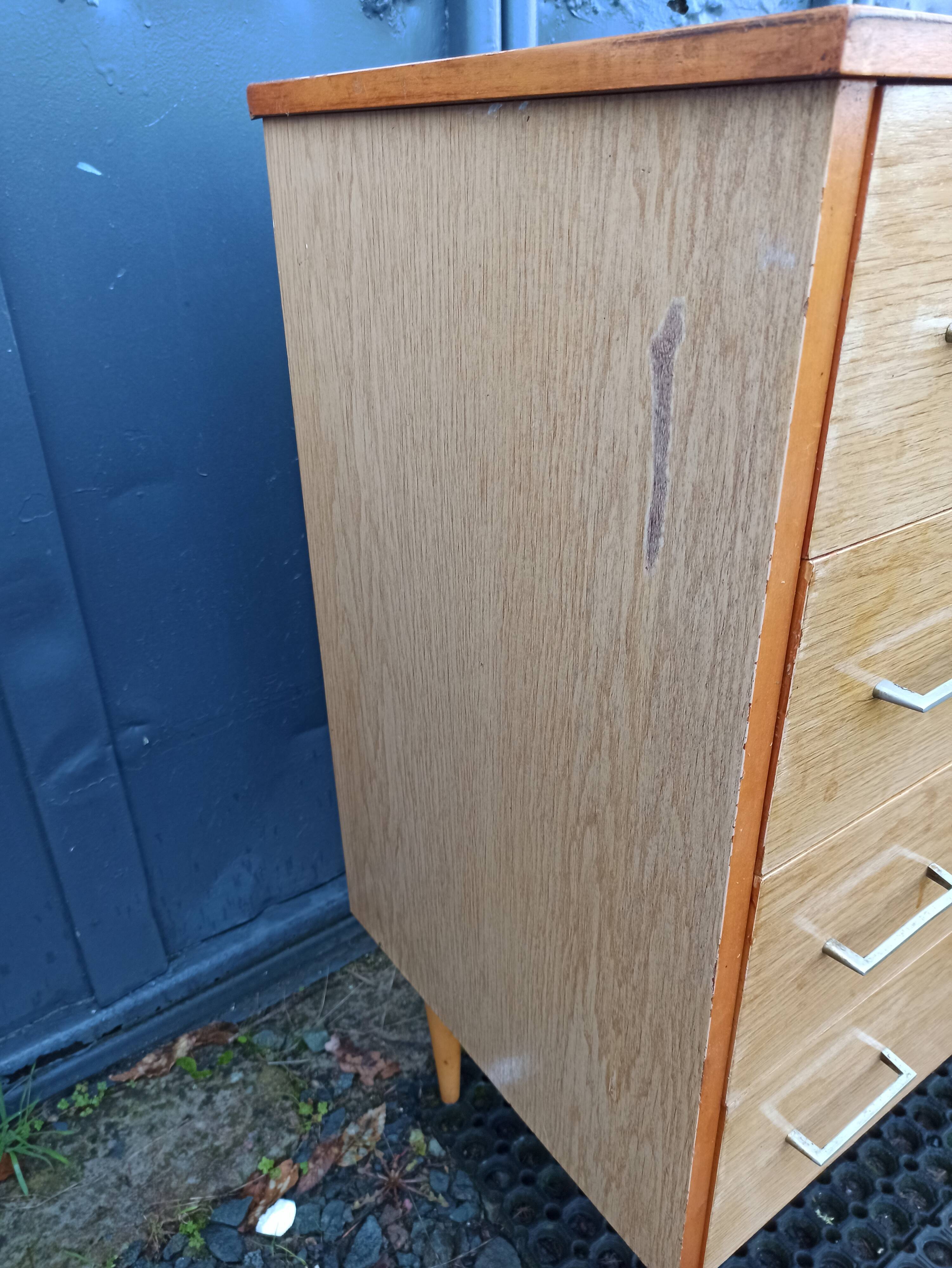 Commode 4 tiroirs des années 50