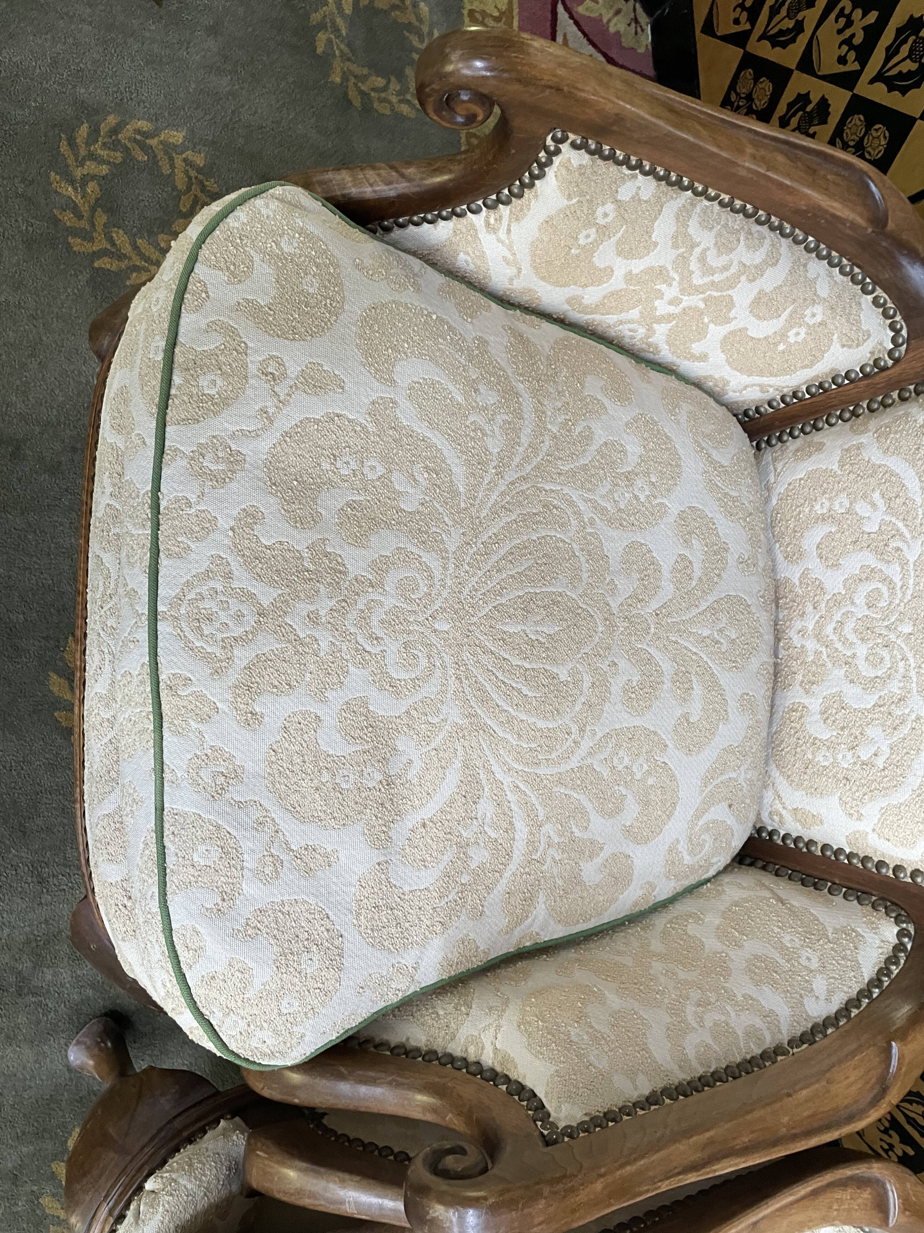 Pair of English armchairs