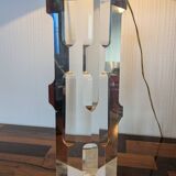 Large sculptural lamp attributed to Alessio Tasca, Italy circa 1970