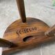 Pair of Le Selou tripod shepherd's stools