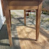 wooden bistro table, vintage, countryside, bohemian