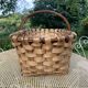 Panier en châtaignier et noisetier