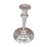 Candle holder in silver metal of the years 50.