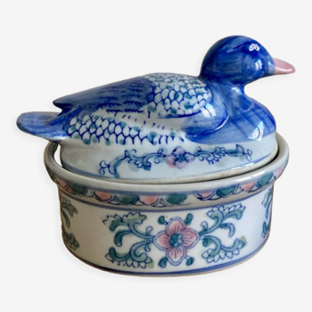 Chinese porcelain duck terrine