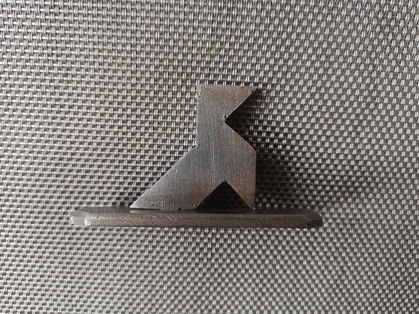 Popular art casserole metal figurine - 1950s