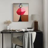 Acrylic paint kiss
