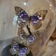 Globe trio de papillons