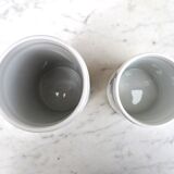 Set of 2 Pillivuyt ceramic pots