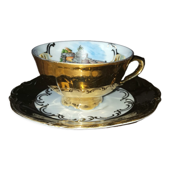 German porcelain cup and saucer - vintage