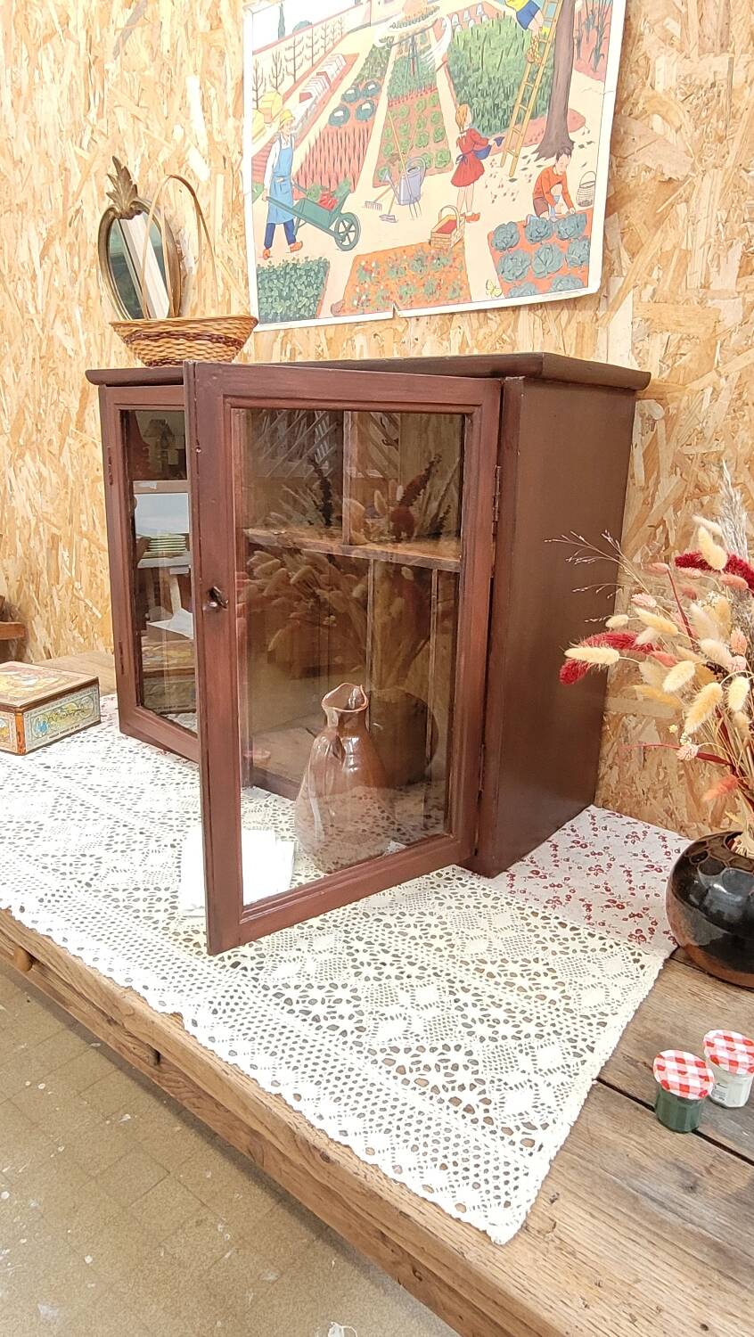 Antique display cabinet