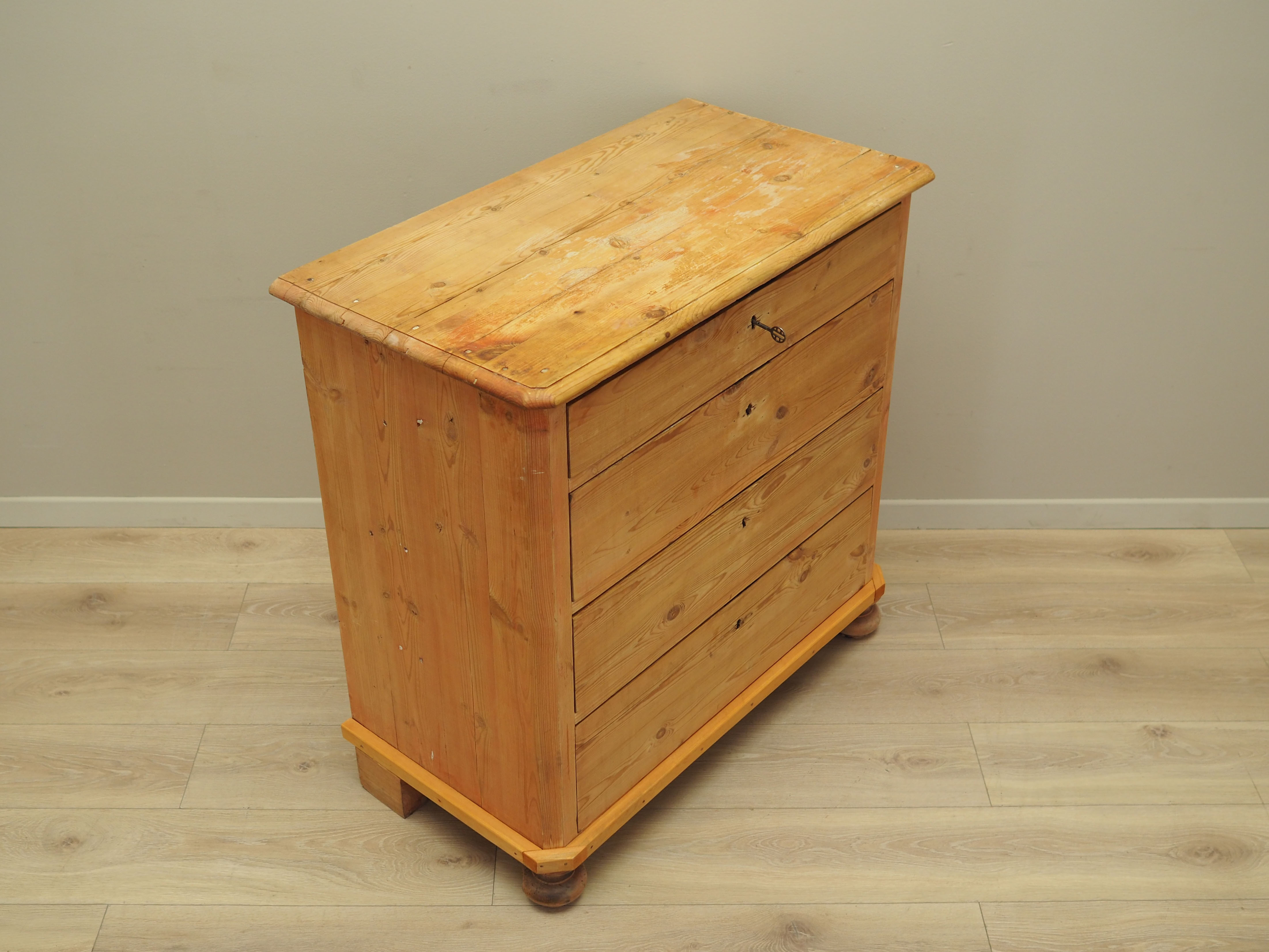 Pine chest of drawers, Danish design, 1950s, production: Denmark