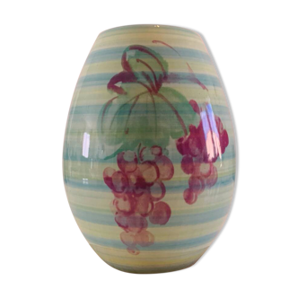 Lunéville earthenware vase