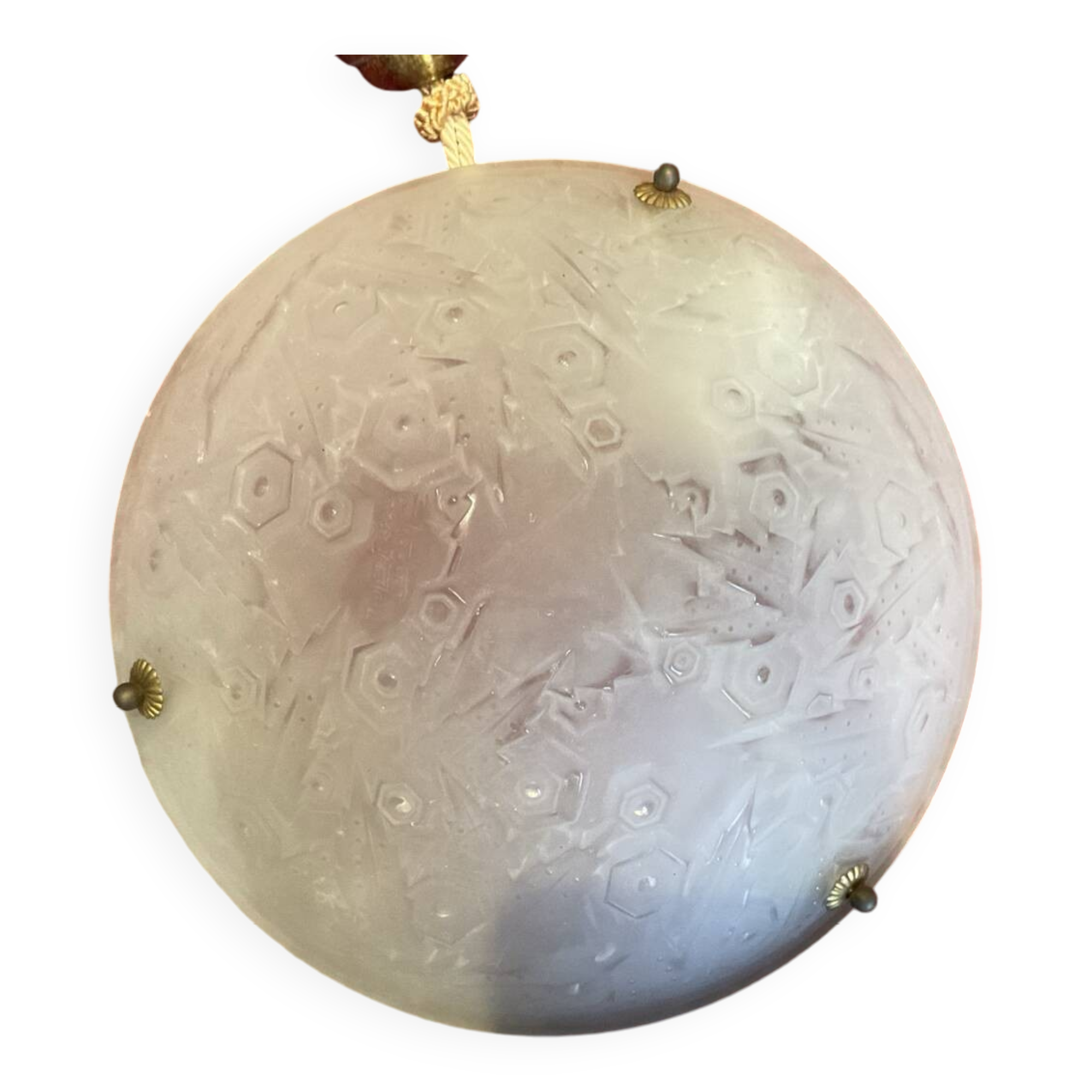 Muller brothers art deco chandelier