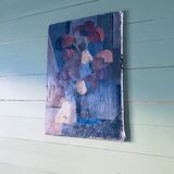 Oil on canvas stylized bouquet