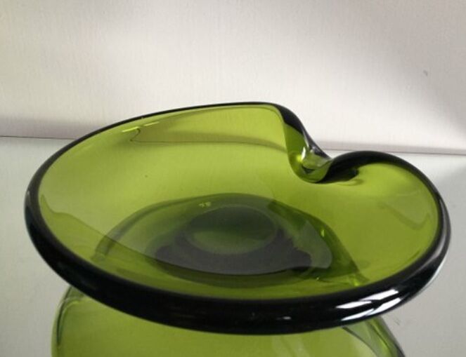 Sculptural Holmegaard bowl Danish 1950’s