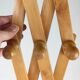 Wooden accordion coat rack