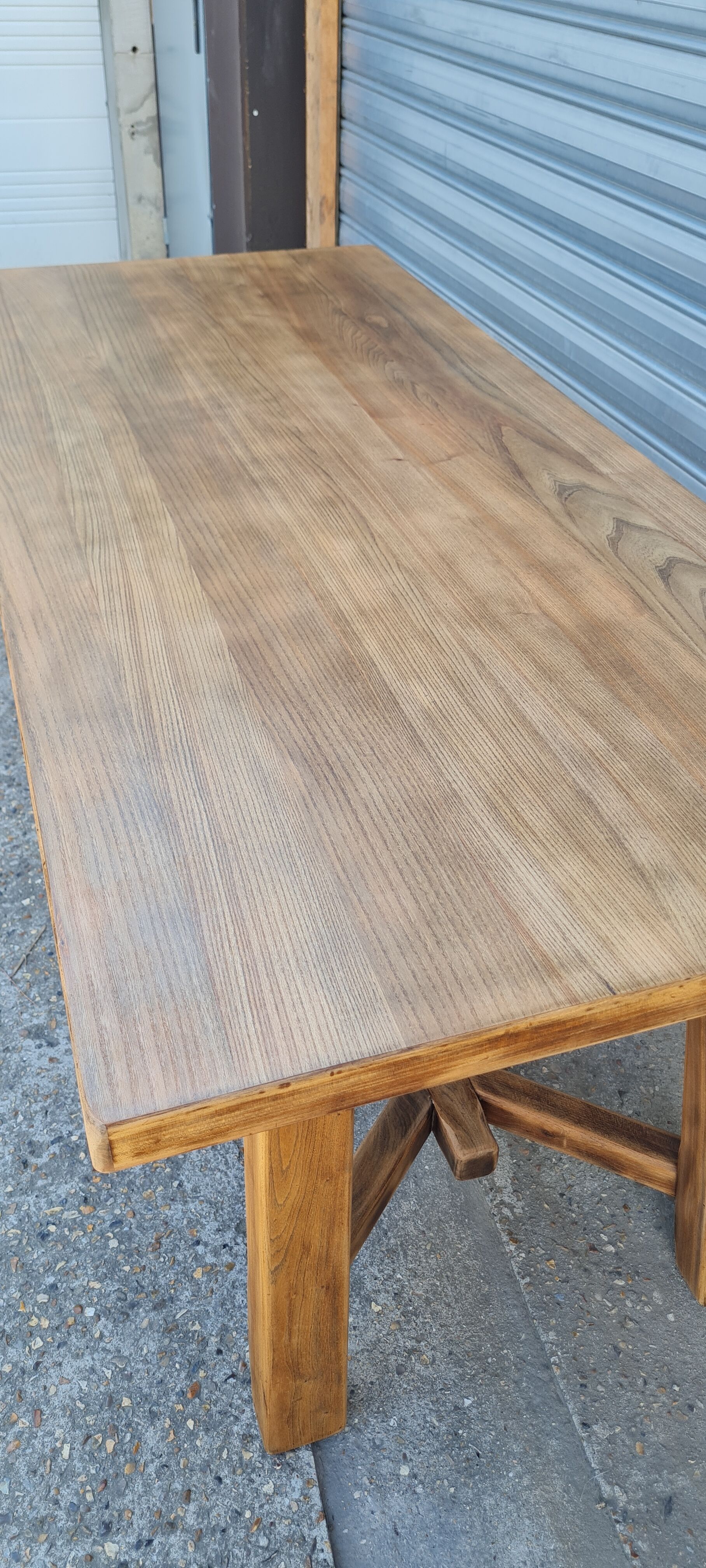 Elm farmhouse table