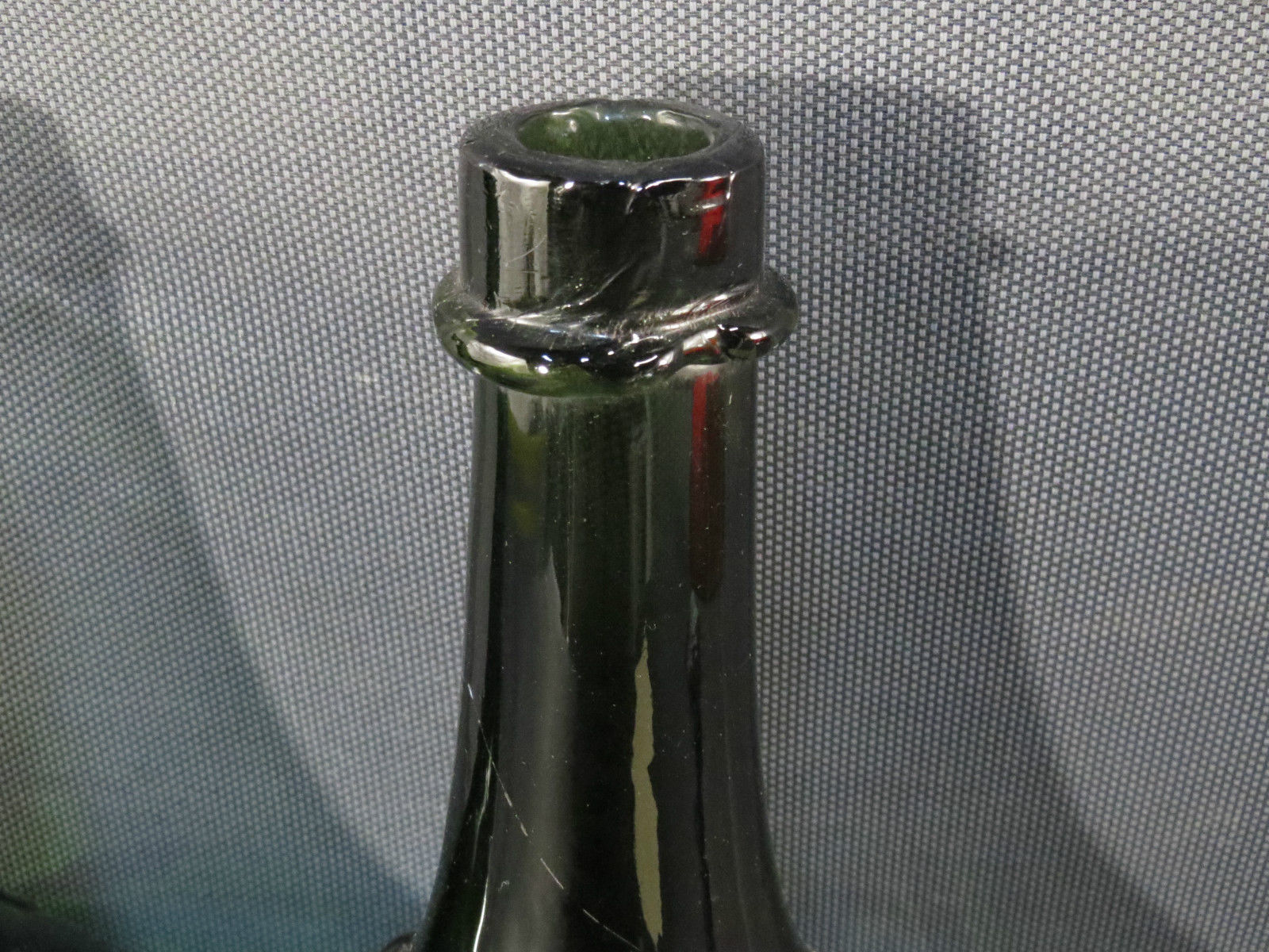 Lot of 2 old bottle of benedictine liqueur in blown glass