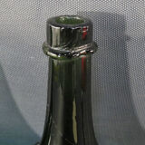 Lot of 2 old bottle of benedictine liqueur in blown glass