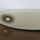 Beveled oval mirror 50s 60s 40x20cm