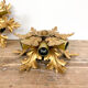 Set of two vintage golden banci firenze flower ceiling lamps small