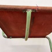 Rare Bauhaus Mart Stam tubular chair by Thonet / original green colour