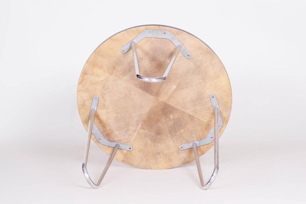 Bauhaus Round Coffee Table, 1940s