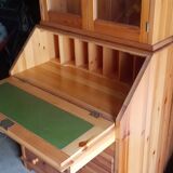 Scriban desk with bookcase and 4 drawers