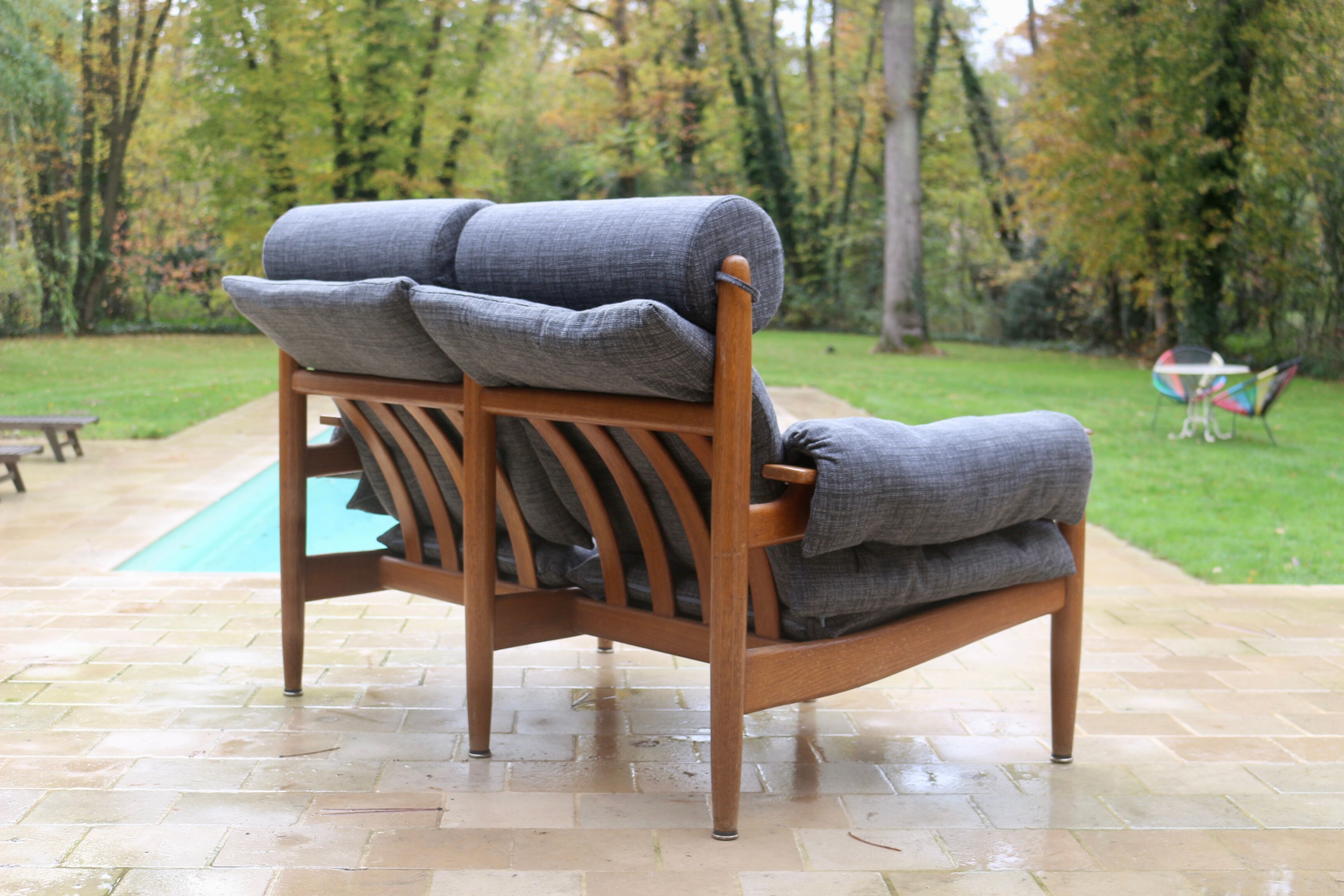 2-seater sofa year 1960 by Eric Merthen for Ire Møbler, Sweden 196