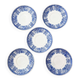 5 vintage Villeroy & Boch saucers