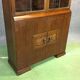 Glass art deco oak buffet